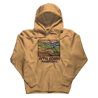 Appalachian Mountains Hoodie Adventure and Outdoors Themed Hoodie