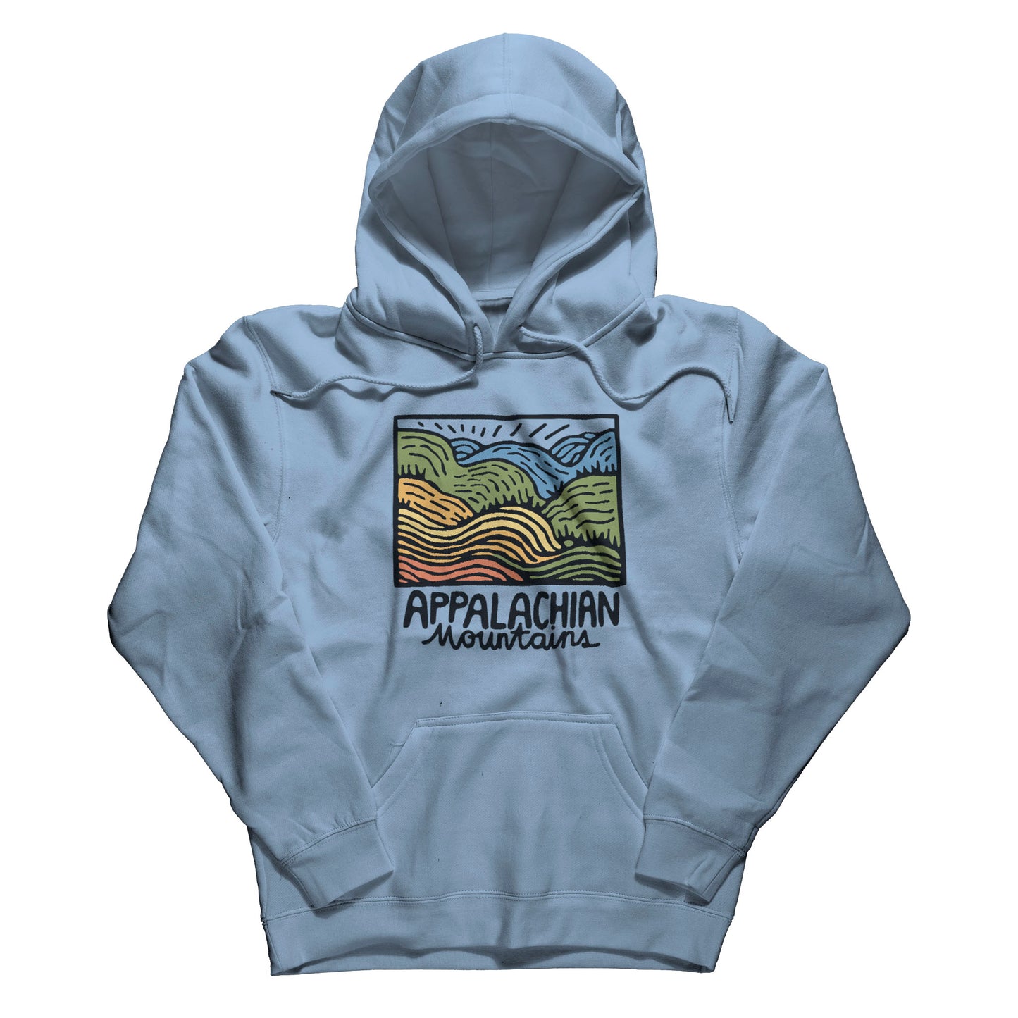 Appalachian Mountains Hoodie Adventure and Outdoors Themed Hoodie