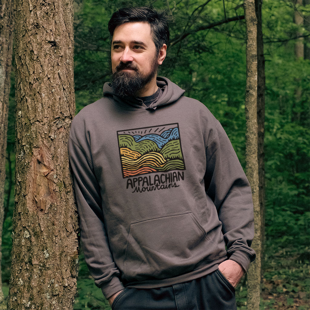 Appalachian Mountains Hoodie Adventure and Outdoors Themed Hoodie
