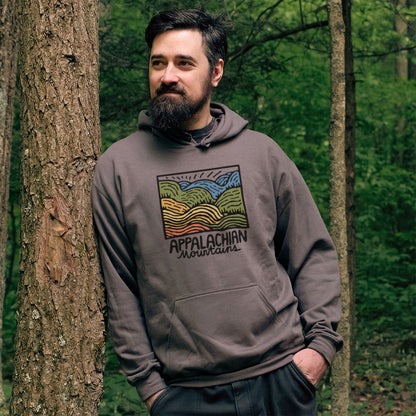 Appalachian Mountains Hoodie Adventure and Outdoors Themed Hoodie