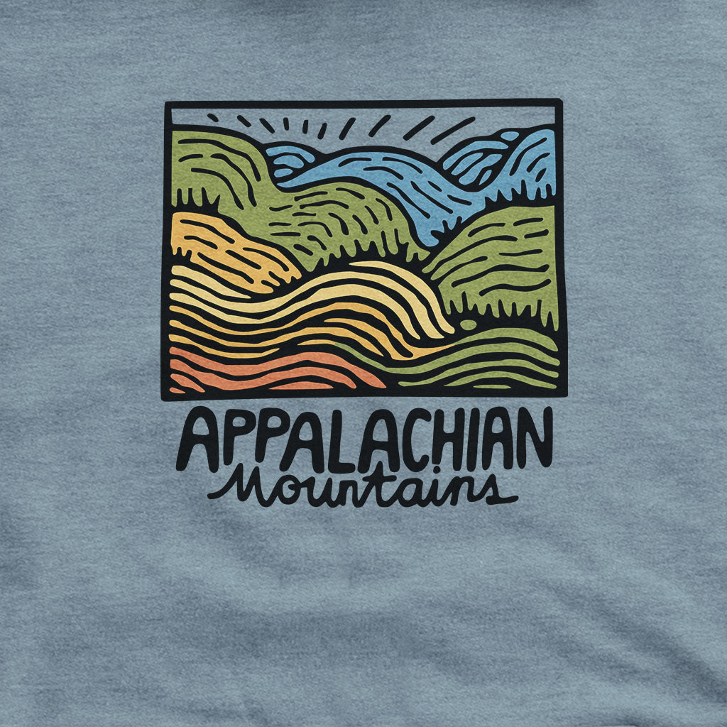 Appalachian Mountains Hoodie Adventure and Outdoors Themed Hoodie