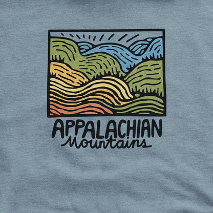 Appalachian Mountains Hoodie Adventure and Outdoors Themed Hoodie