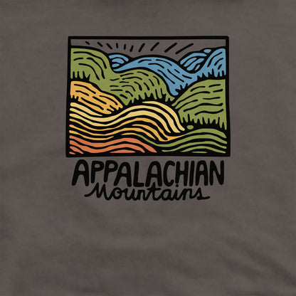 Appalachian Mountains Crewneck Sweatshirt Adventure and Outdoors Themed Sweatshirt