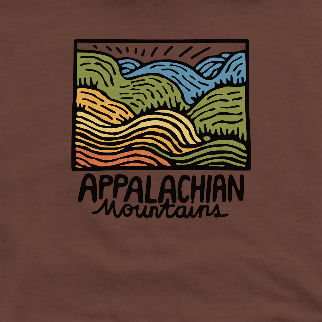 Appalachian Mountains Crewneck Sweatshirt Adventure and Outdoors Themed Sweatshirt