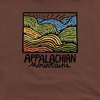 Appalachian Mountains Crewneck Sweatshirt Adventure and Outdoors Themed Sweatshirt