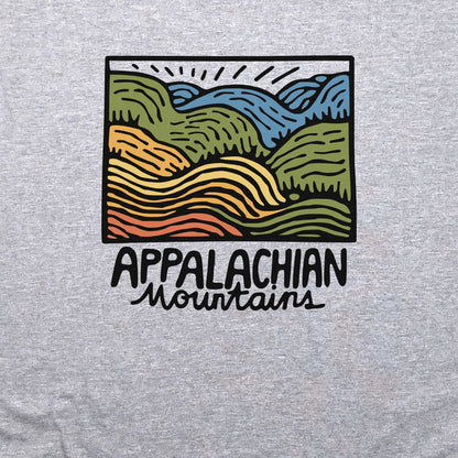 Appalachian Mountains Crewneck Sweatshirt Adventure and Outdoors Themed Sweatshirt