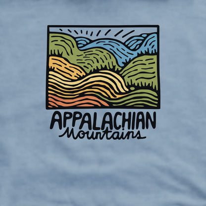 Appalachian Mountains Crewneck Sweatshirt Adventure and Outdoors Themed Sweatshirt