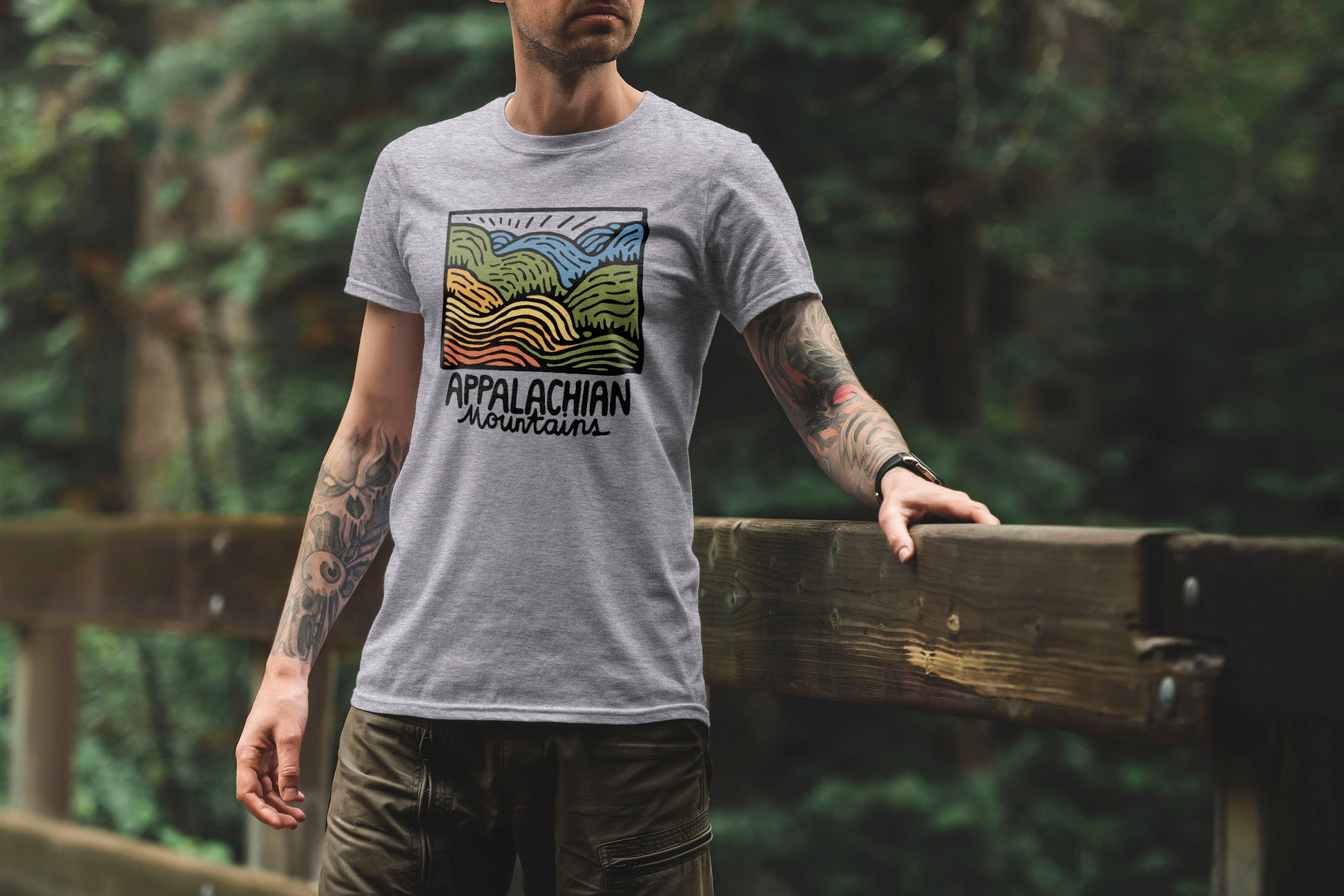 Appalachian Mountains T-Shirt Adventure and Outdoors Themed T-Shirt