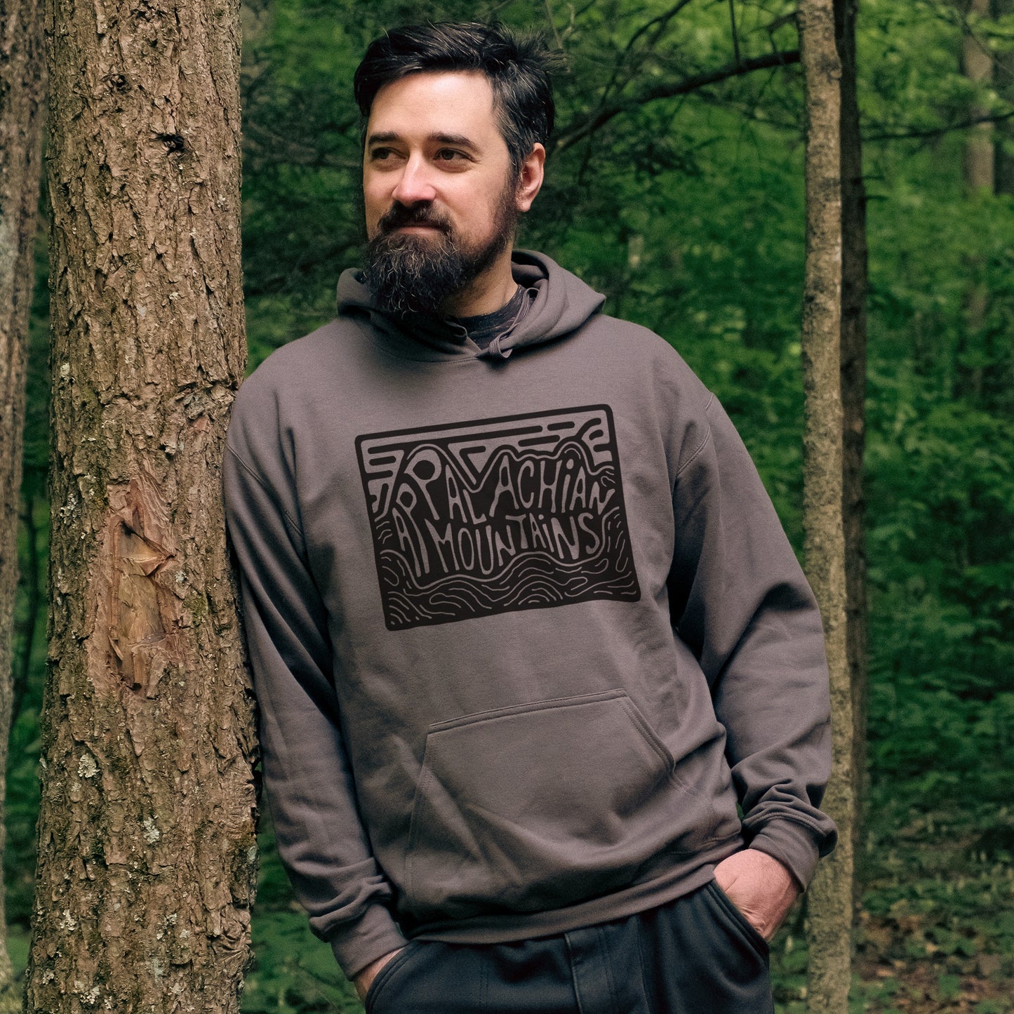 Appalachian Mountains Hoodie Adventure and Outdoors Themed Hoodie