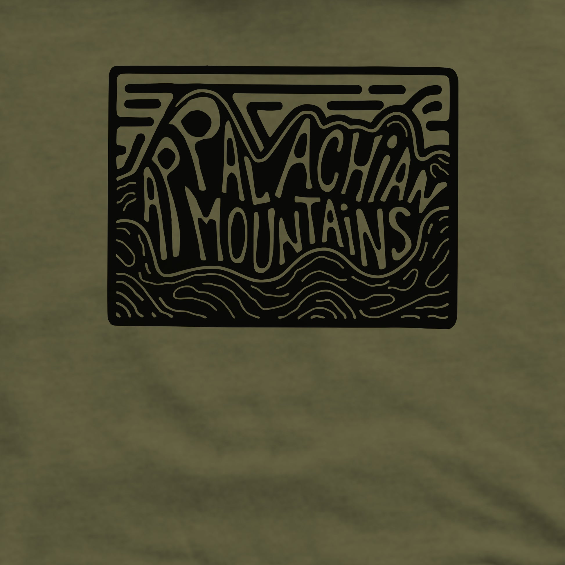 Appalachian Mountains Crewneck Sweatshirt Adventure and Outdoors Themed Sweatshirt
