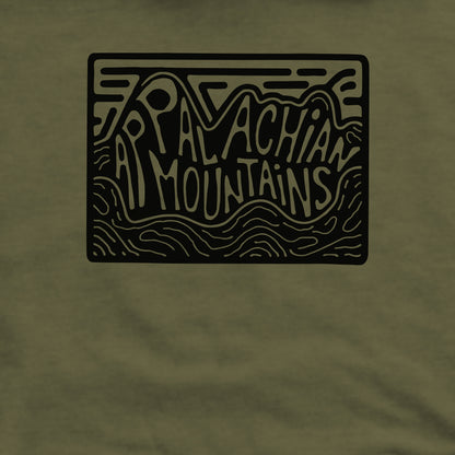 Appalachian Mountains Crewneck Sweatshirt Adventure and Outdoors Themed Sweatshirt