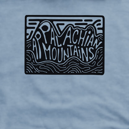 Appalachian Mountains Crewneck Sweatshirt Adventure and Outdoors Themed Sweatshirt
