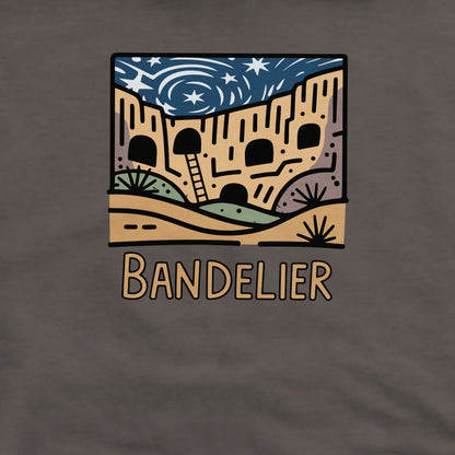 Bandelier National Monument Crewneck Sweatshirt Adventure and Outdoors Themed Sweatshirt