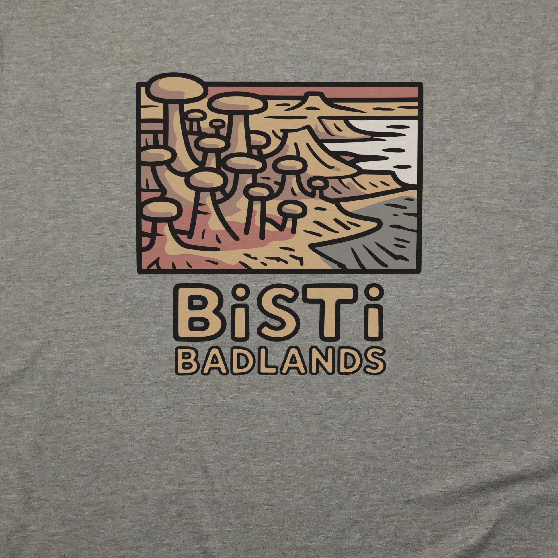 Bisti Badlands T-Shirt Adventure and Outdoors Themed T-Shirt