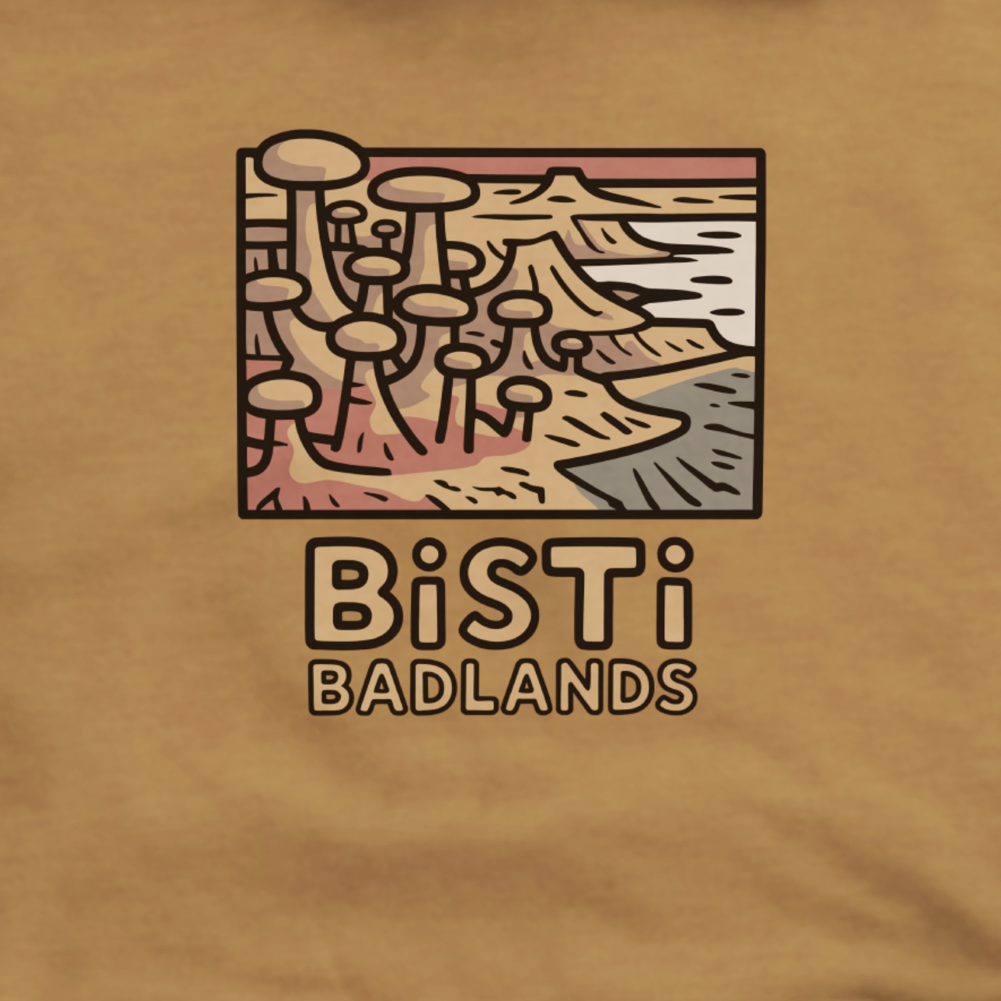 Bisti Badlands Hoodie Adventure and Outdoors Themed Hoodie