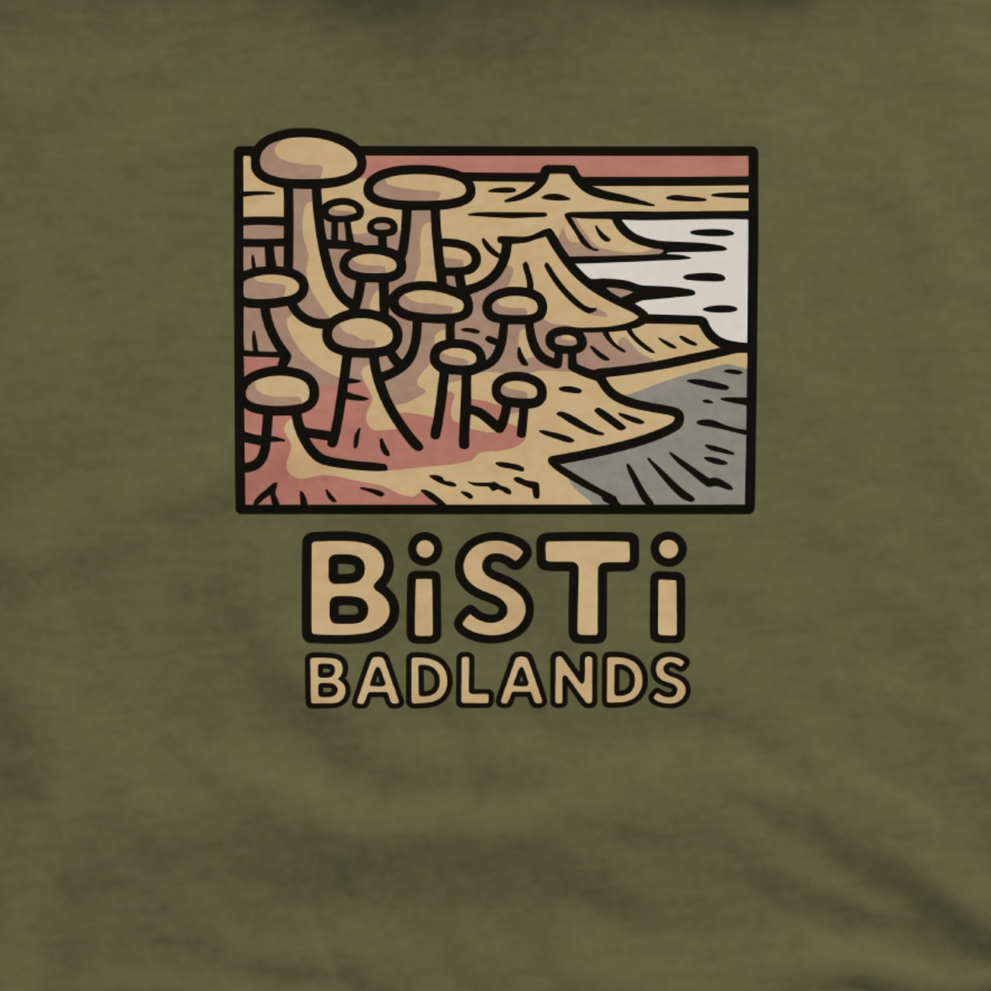 Bisti Badlands Hoodie Adventure and Outdoors Themed Hoodie
