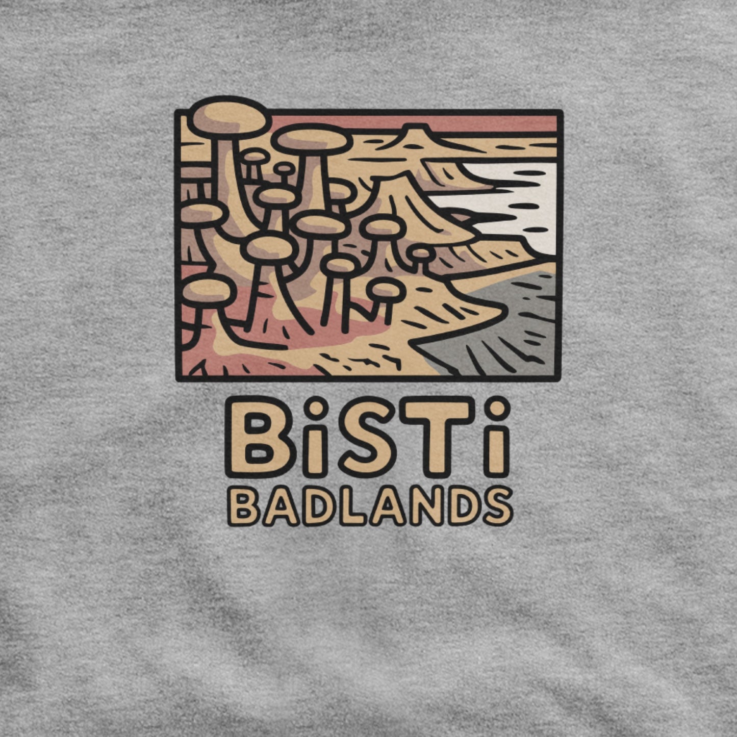 Bisti Badlands Hoodie Adventure and Outdoors Themed Hoodie