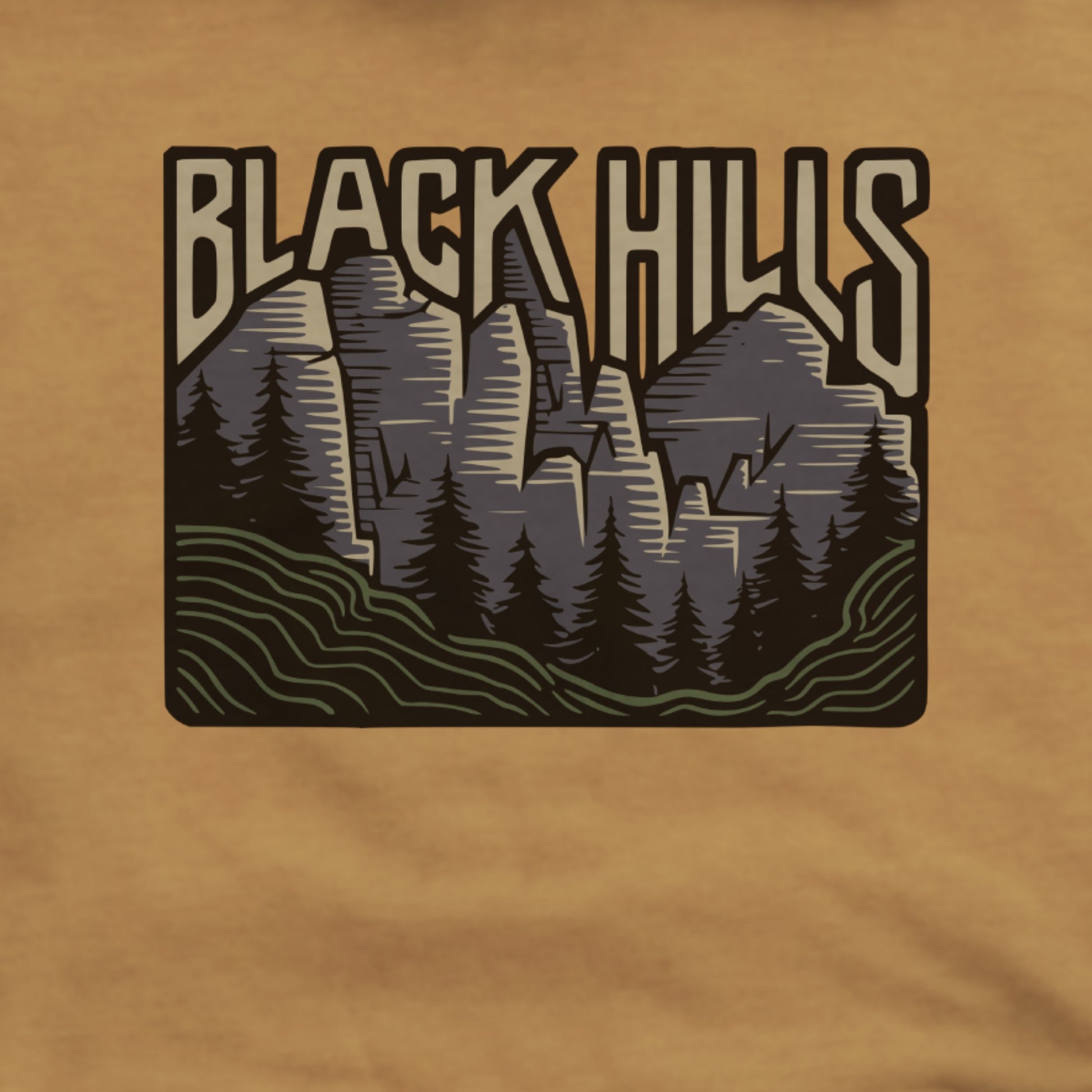 Black Hills National Forest Hoodie Adventure and Outdoors Themed Hoodie