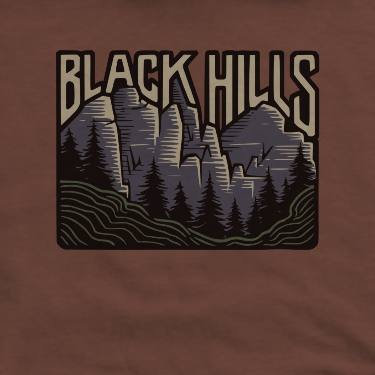 Black Hills National Forest Hoodie Adventure and Outdoors Themed Hoodie