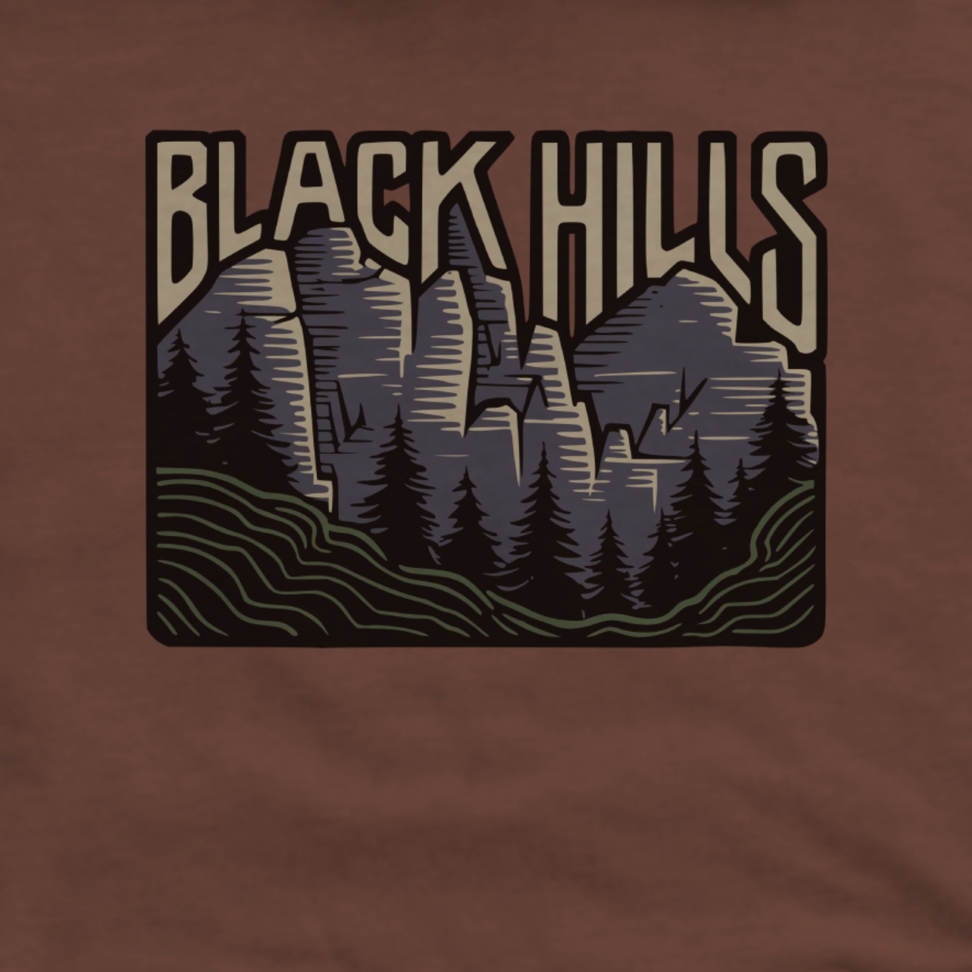 Black Hills National Forest Hoodie Adventure and Outdoors Themed Hoodie