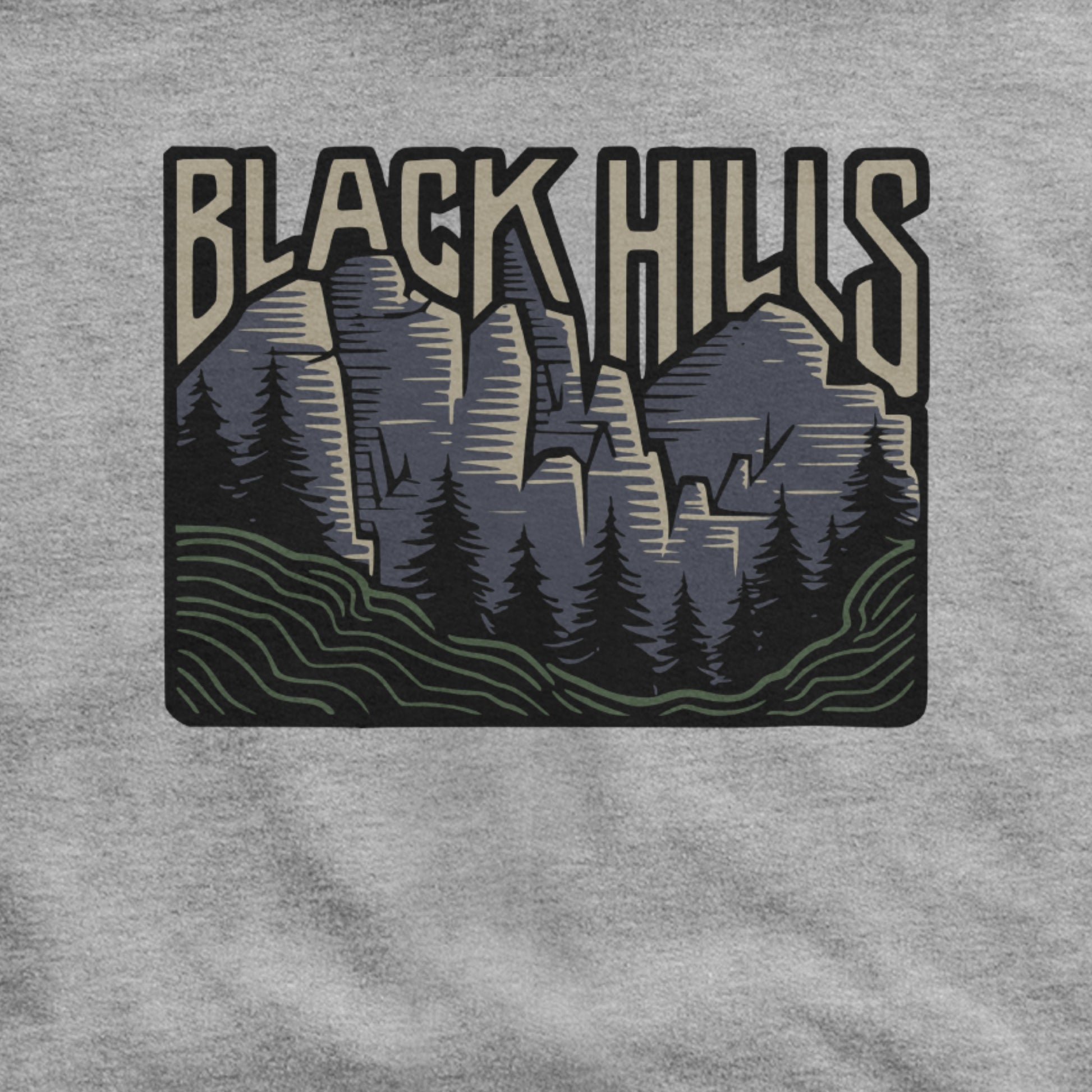 Black Hills National Forest Hoodie Adventure and Outdoors Themed Hoodie