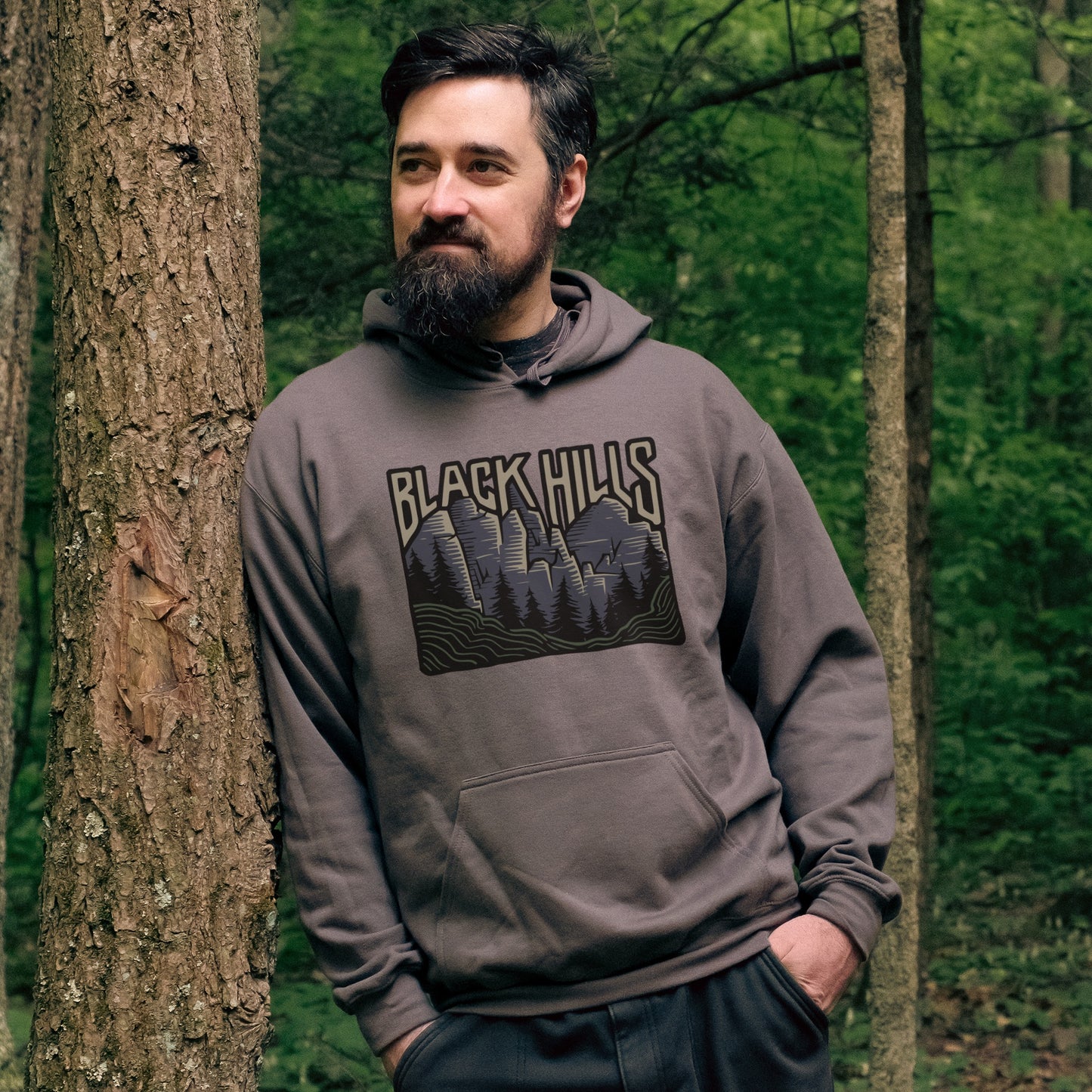 Black Hills National Forest Hoodie Adventure and Outdoors Themed Hoodie