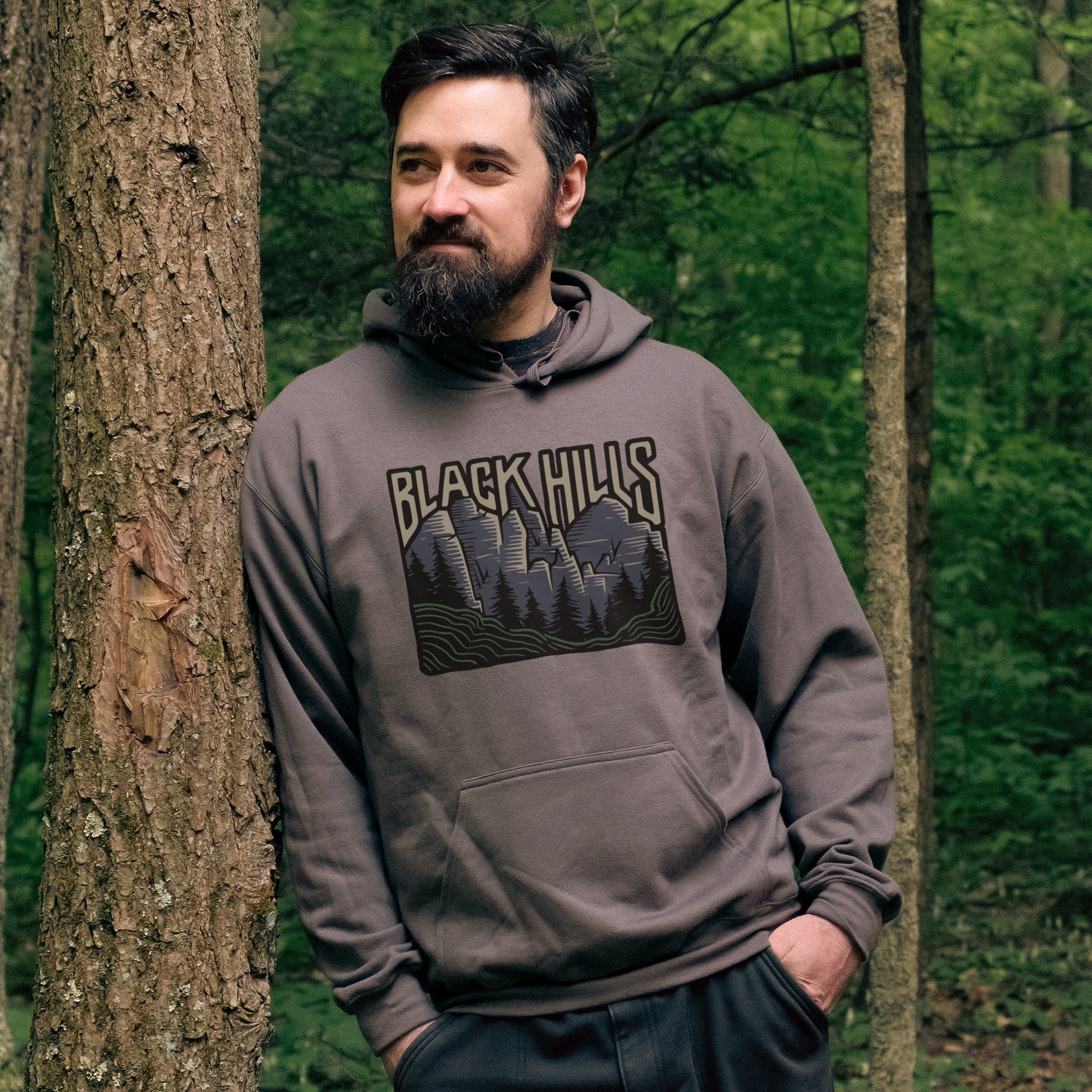 Black Hills National Forest Hoodie Adventure and Outdoors Themed Hoodie