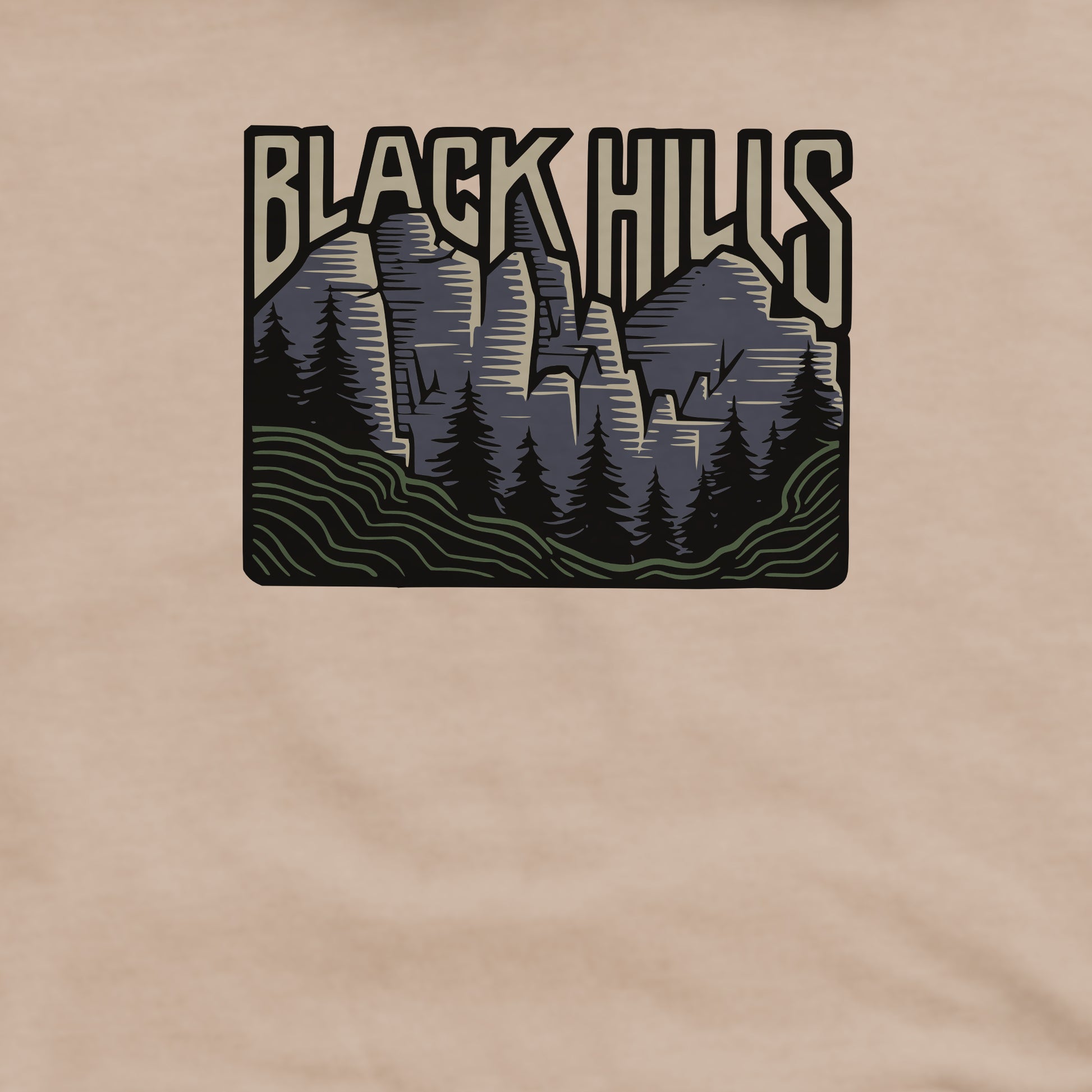 Black Hills National Forest Crewneck Sweatshirt Adventure and Outdoors Themed Sweatshirt