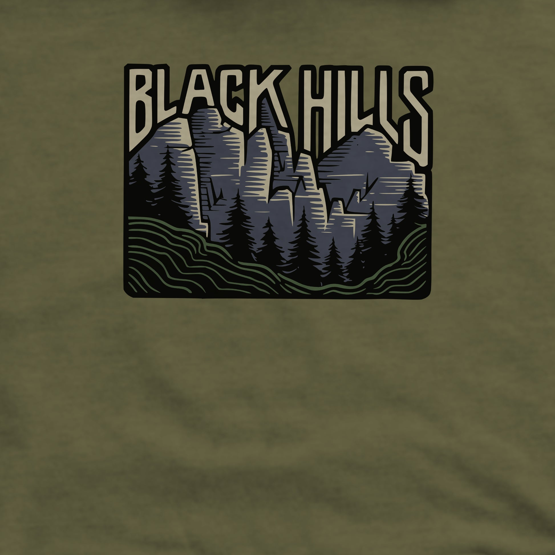 Black Hills National Forest Crewneck Sweatshirt Adventure and Outdoors Themed Sweatshirt