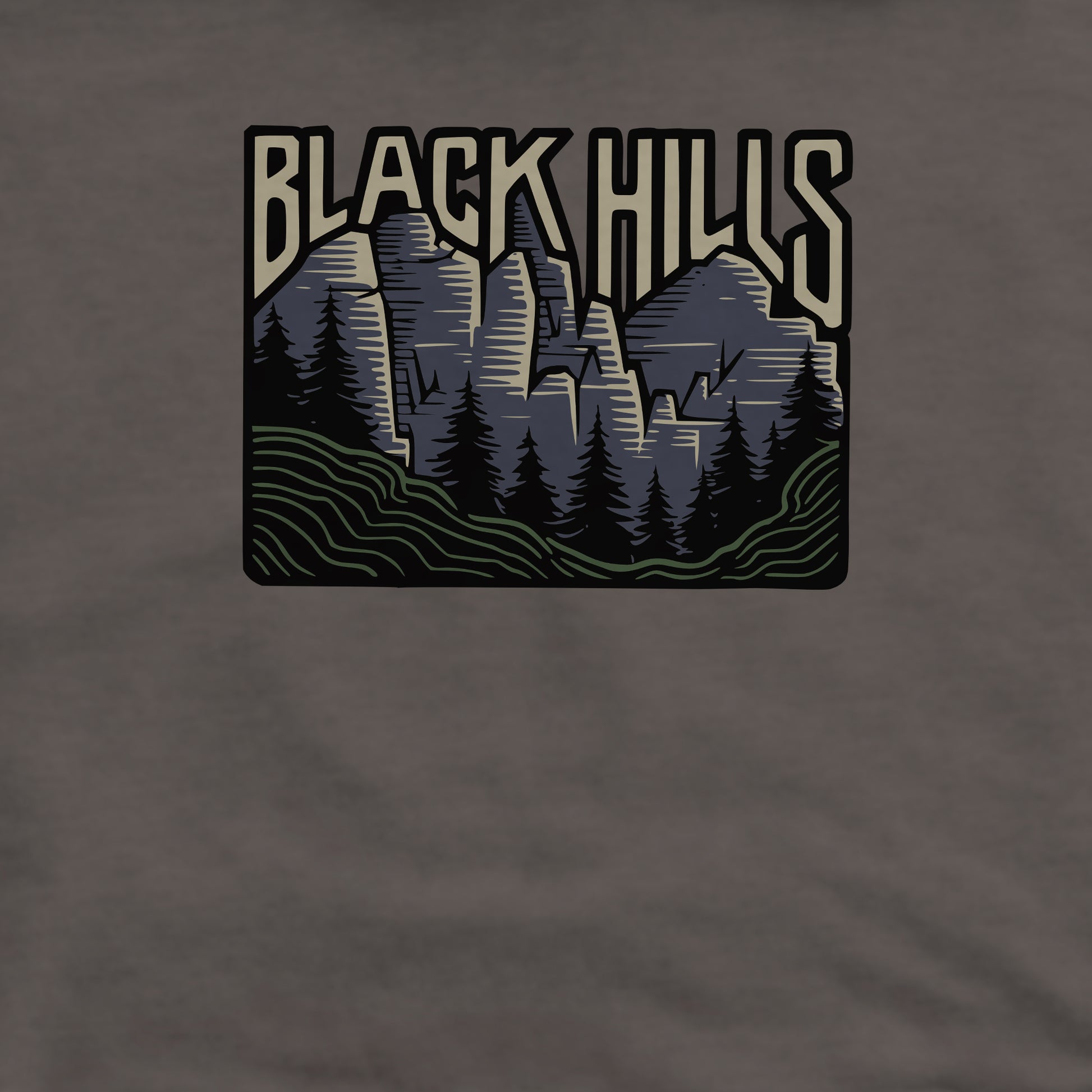 Black Hills National Forest Crewneck Sweatshirt Adventure and Outdoors Themed Sweatshirt
