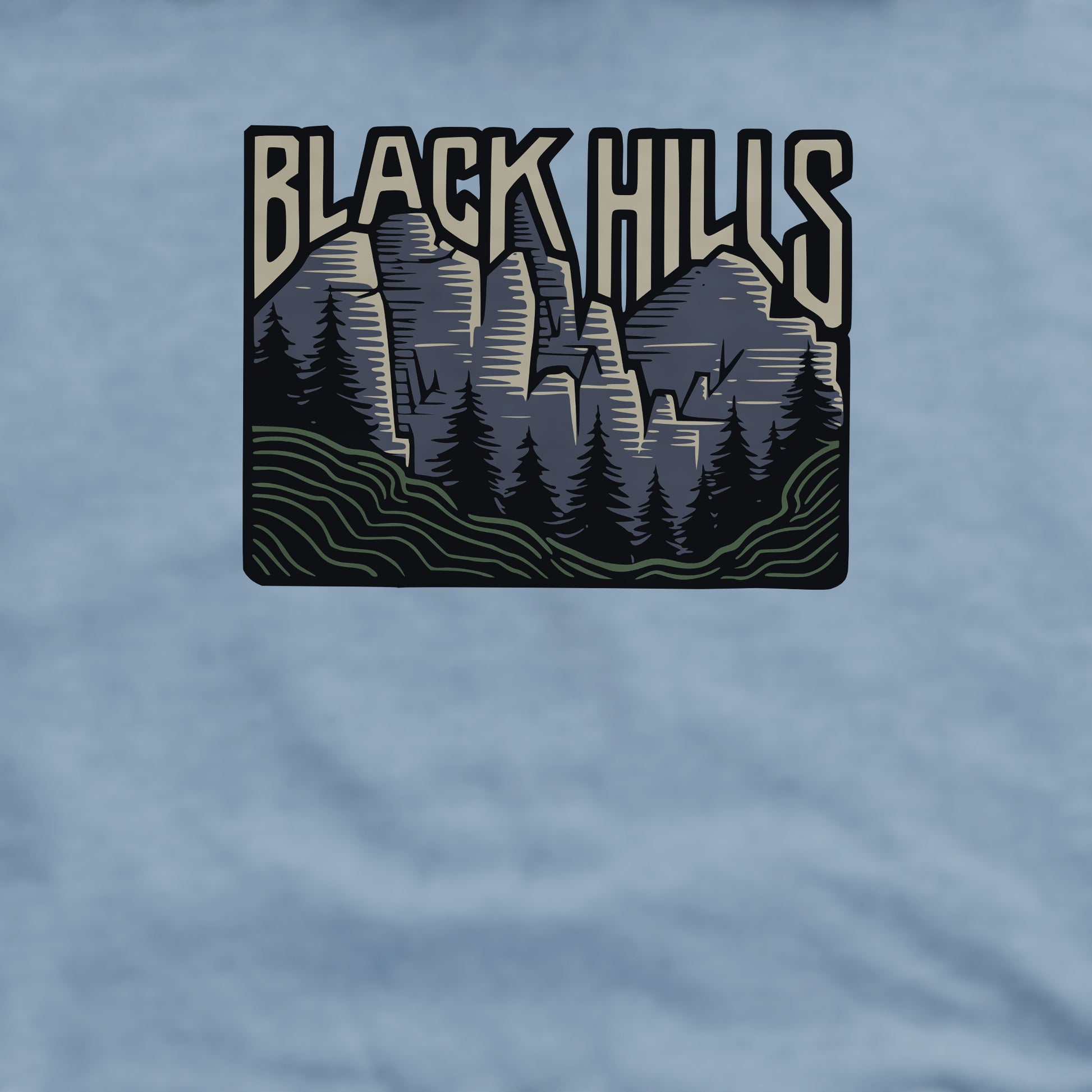 Black Hills National Forest Crewneck Sweatshirt Adventure and Outdoors Themed Sweatshirt