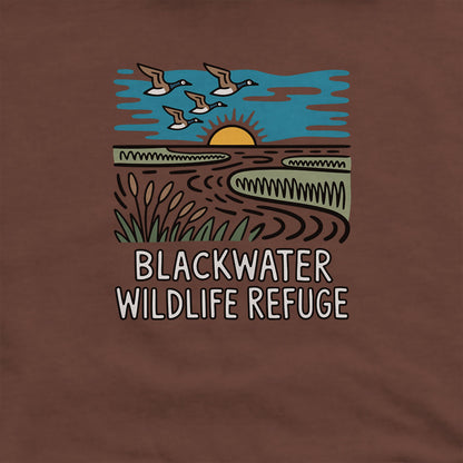 Blackwater National Wildlife Refuge Geese Hoodie Adventure and Outdoors Themed Hoodie