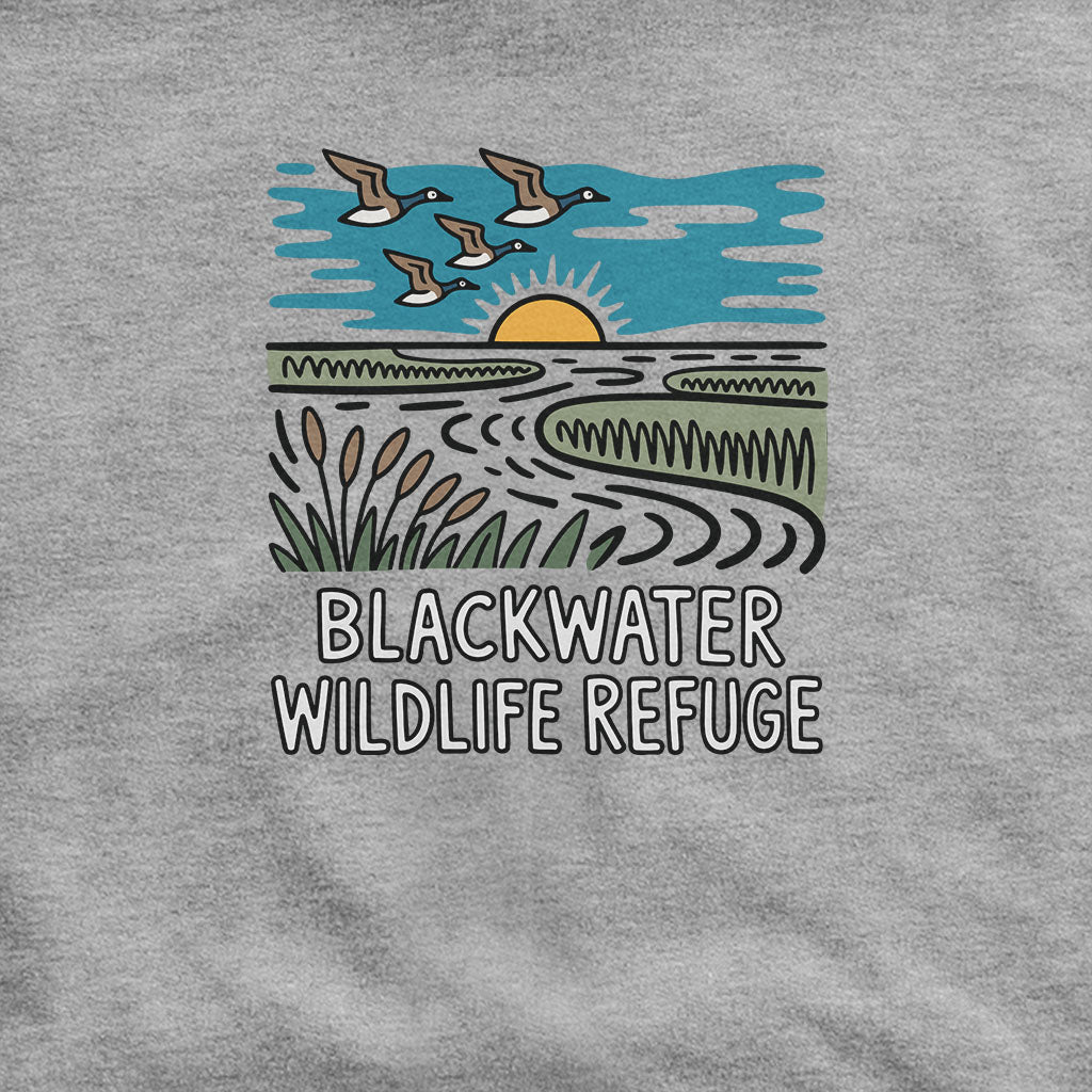 Blackwater National Wildlife Refuge Geese Hoodie Adventure and Outdoors Themed Hoodie