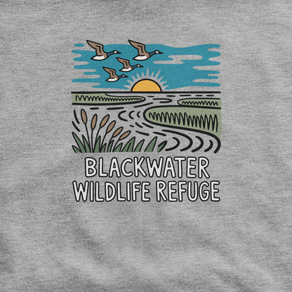 Blackwater National Wildlife Refuge Geese Hoodie Adventure and Outdoors Themed Hoodie