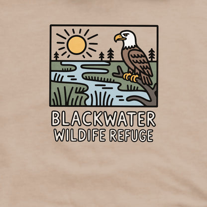 Blackwater National Wildlife Refuge Eagle Crewneck Sweatshirt Adventure and Outdoors Themed Sweatshirt