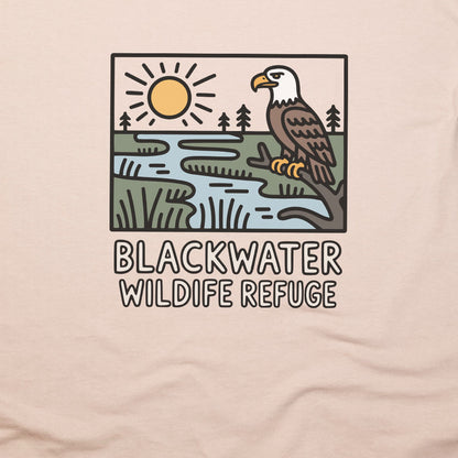 Blackwater National Wildlife Refuge Eagle T-Shirt Adventure and Outdoors Themed T-Shirt