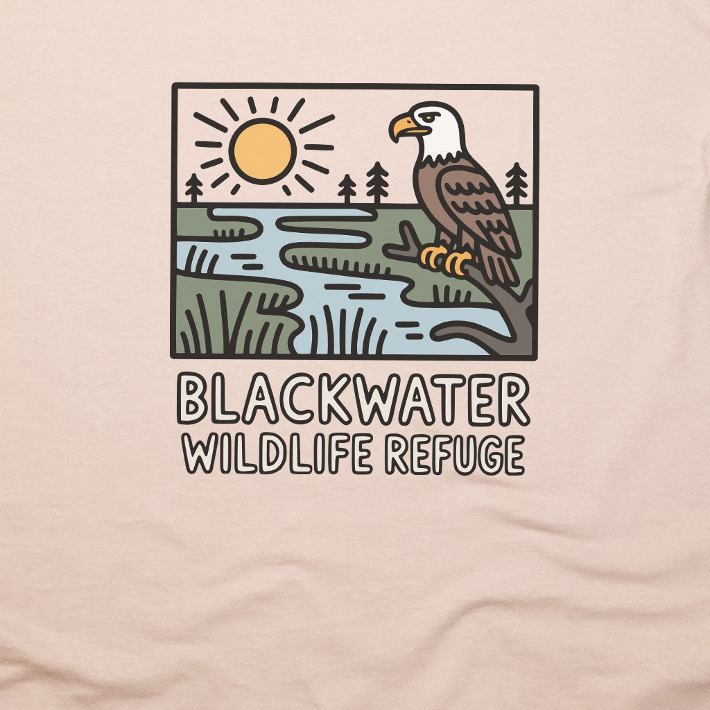 Blackwater National Wildlife Refuge Eagle T-Shirt Adventure and Outdoors Themed T-Shirt