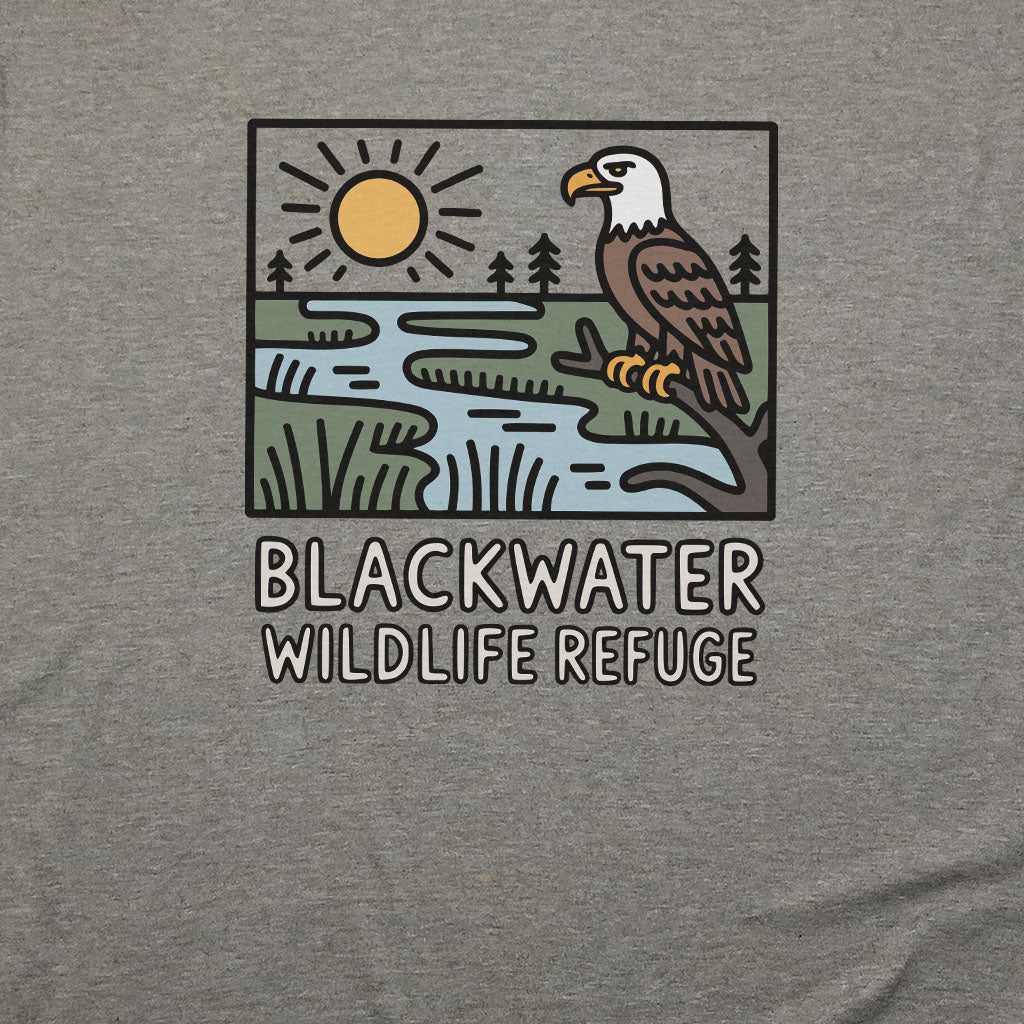 Blackwater National Wildlife Refuge Eagle T-Shirt Adventure and Outdoors Themed T-Shirt