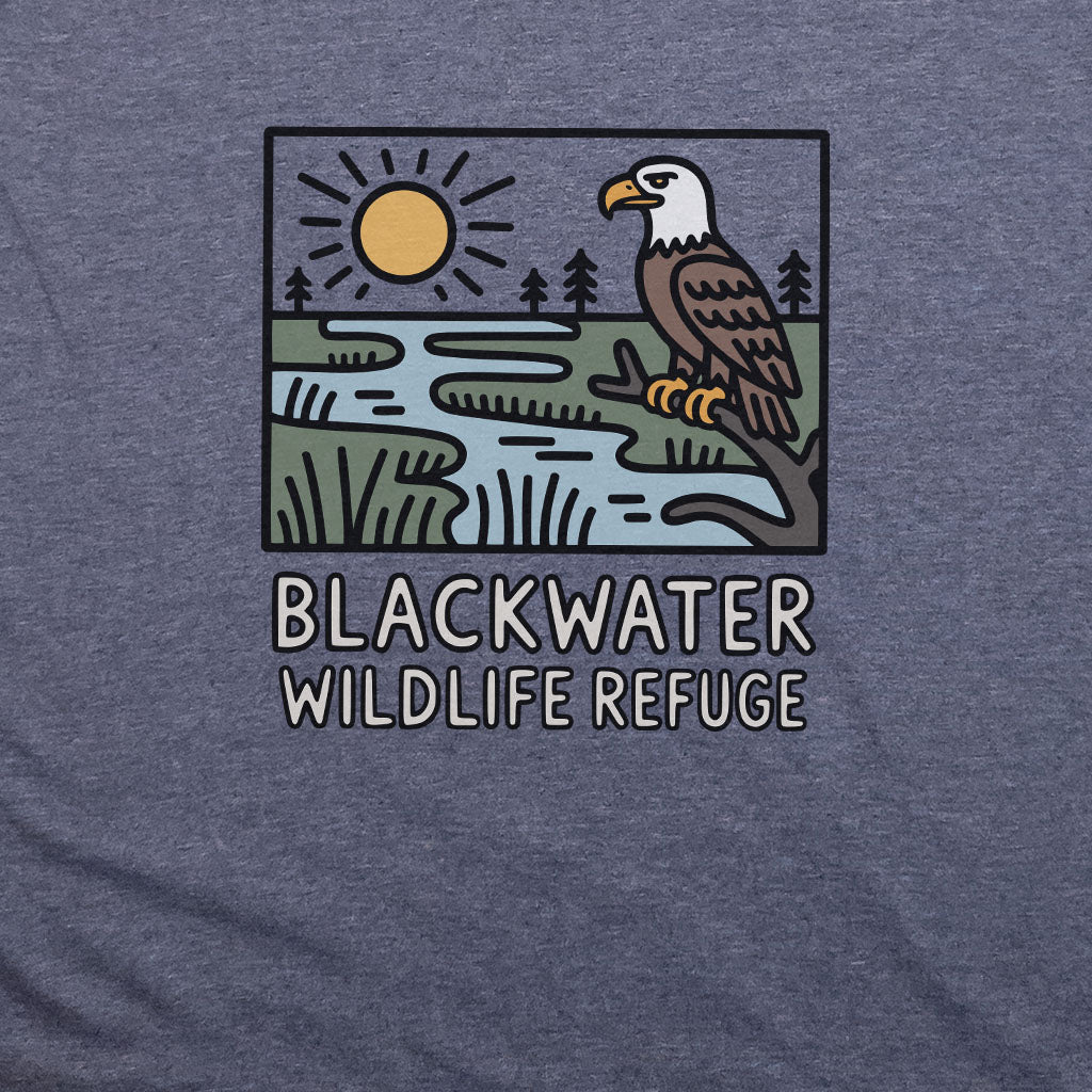 Blackwater National Wildlife Refuge Eagle T-Shirt Adventure and Outdoors Themed T-Shirt
