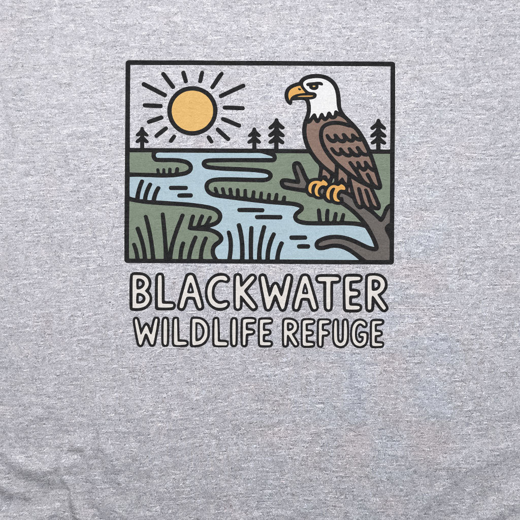 Blackwater National Wildlife Refuge Eagle T-Shirt Adventure and Outdoors Themed T-Shirt