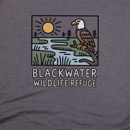 Blackwater National Wildlife Refuge Eagle T-Shirt Adventure and Outdoors Themed T-Shirt