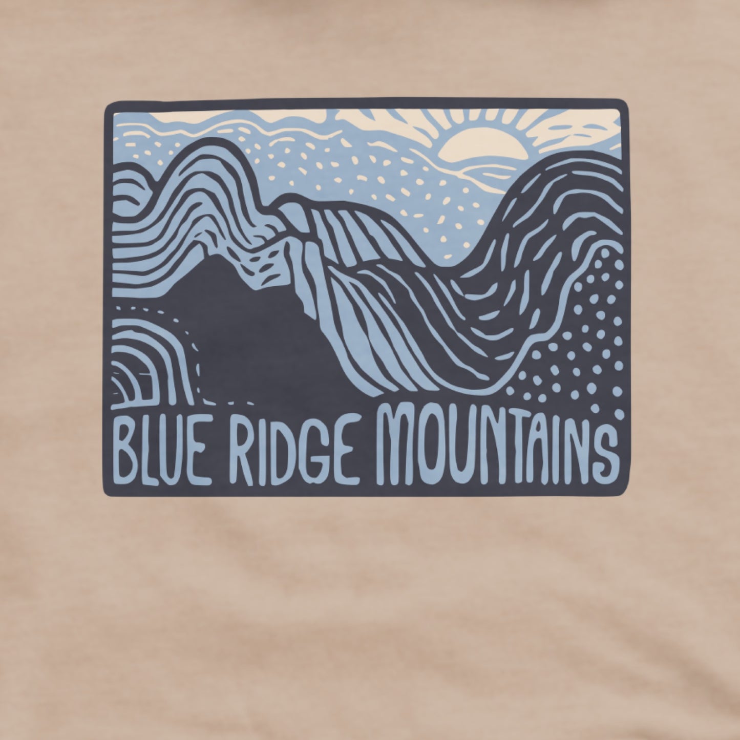 Blue Ridge Mountains Hoodie Adventure and Outdoors Themed Hoodie