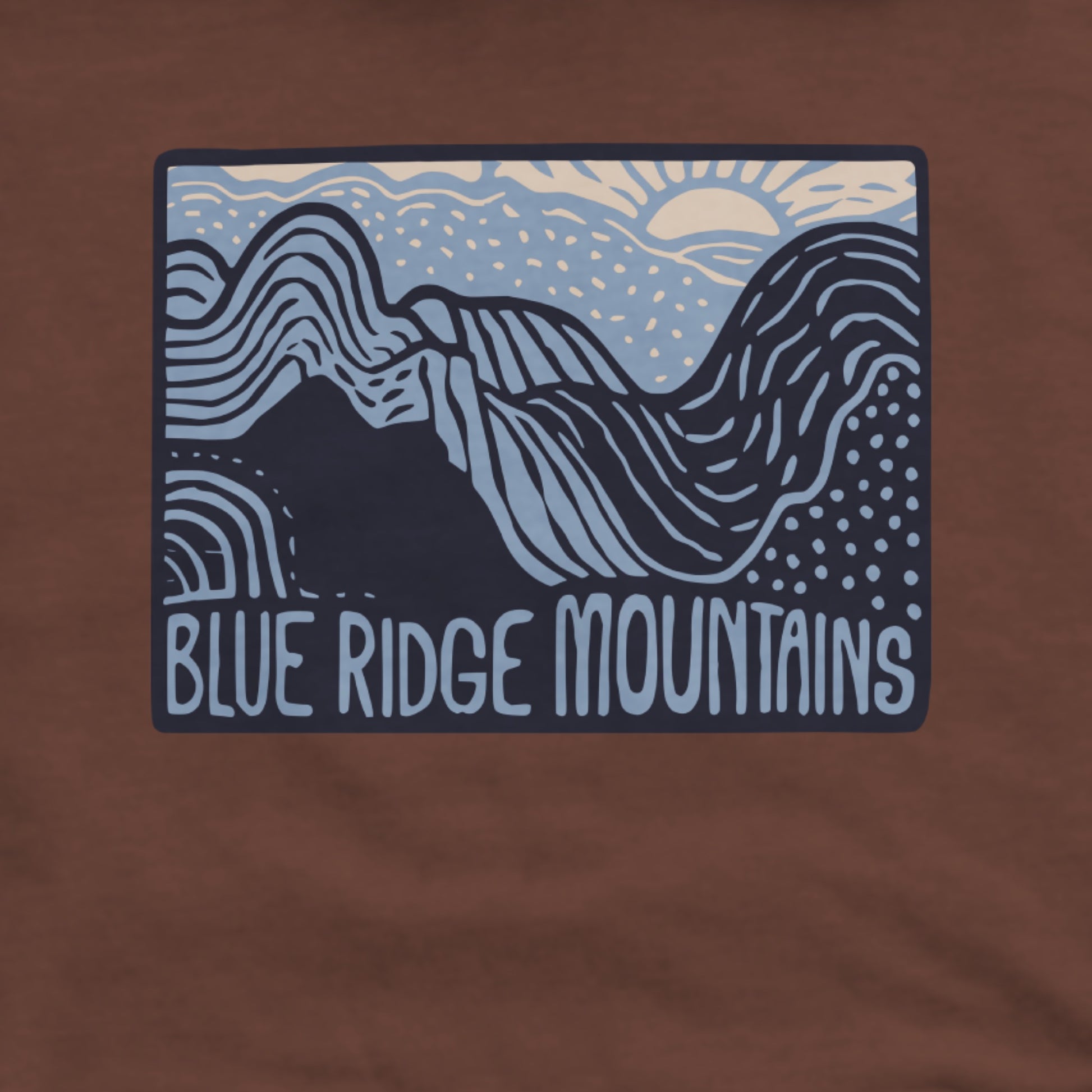 Blue Ridge Mountains Hoodie Adventure and Outdoors Themed Hoodie