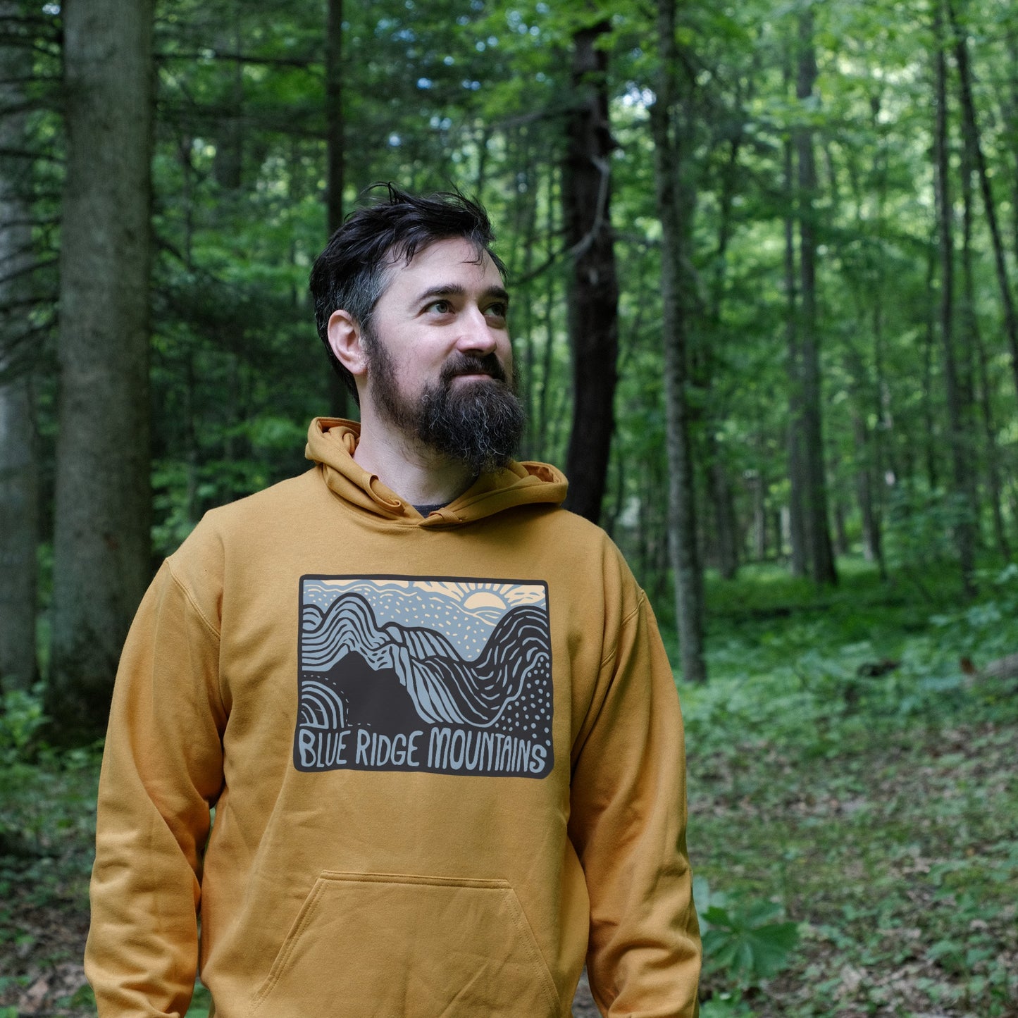Blue Ridge Mountains Hoodie Adventure and Outdoors Themed Hoodie