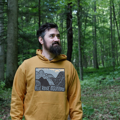 Blue Ridge Mountains Hoodie Adventure and Outdoors Themed Hoodie