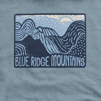 Blue Ridge Mountains Hoodie Adventure and Outdoors Themed Hoodie