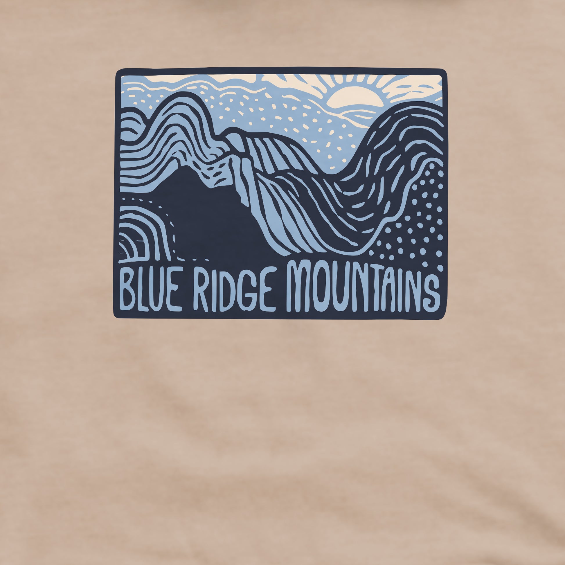 Blue Ridge Mountains Crewneck Sweatshirt Adventure and Outdoors Themed Sweatshirt