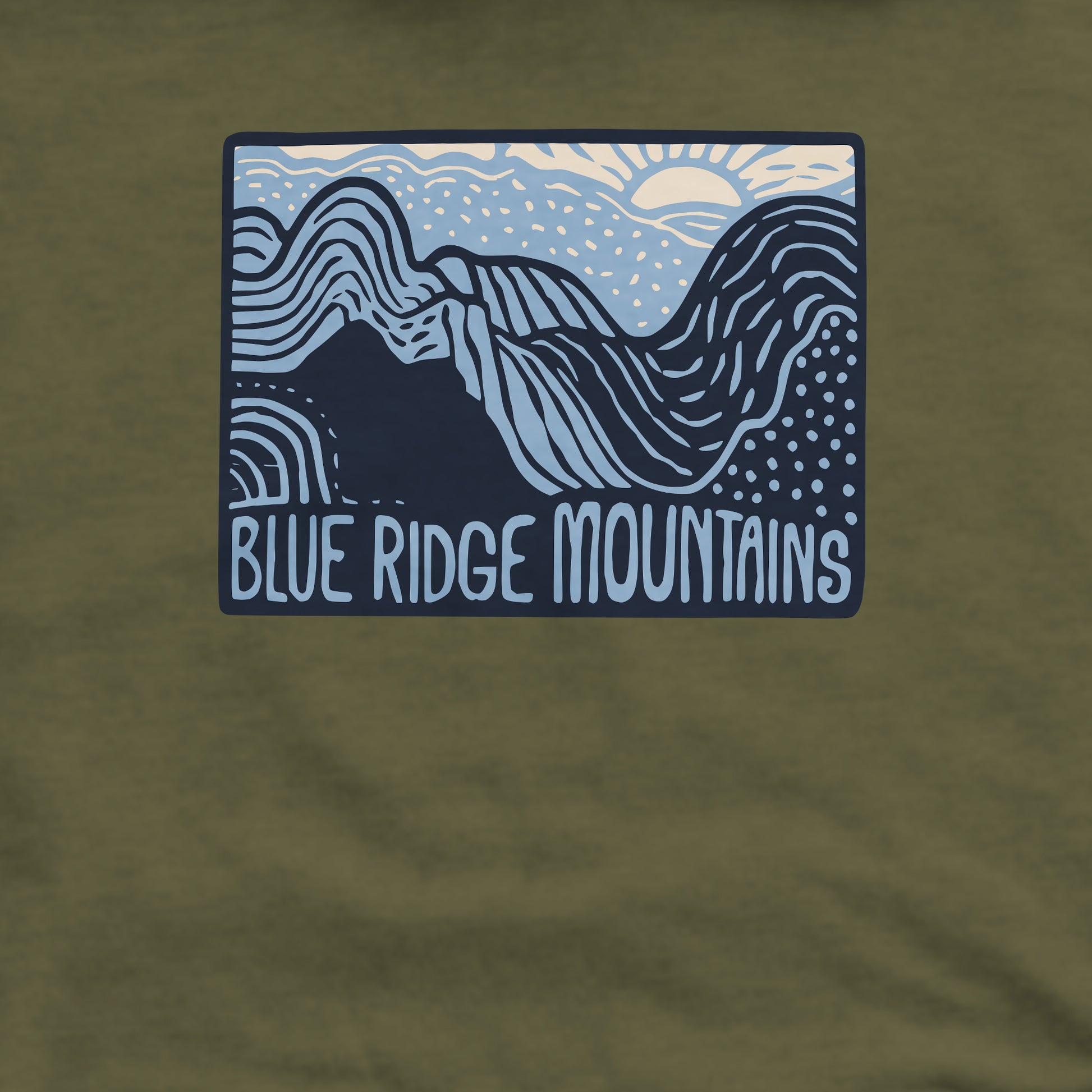 Blue Ridge Mountains Crewneck Sweatshirt Adventure and Outdoors Themed Sweatshirt