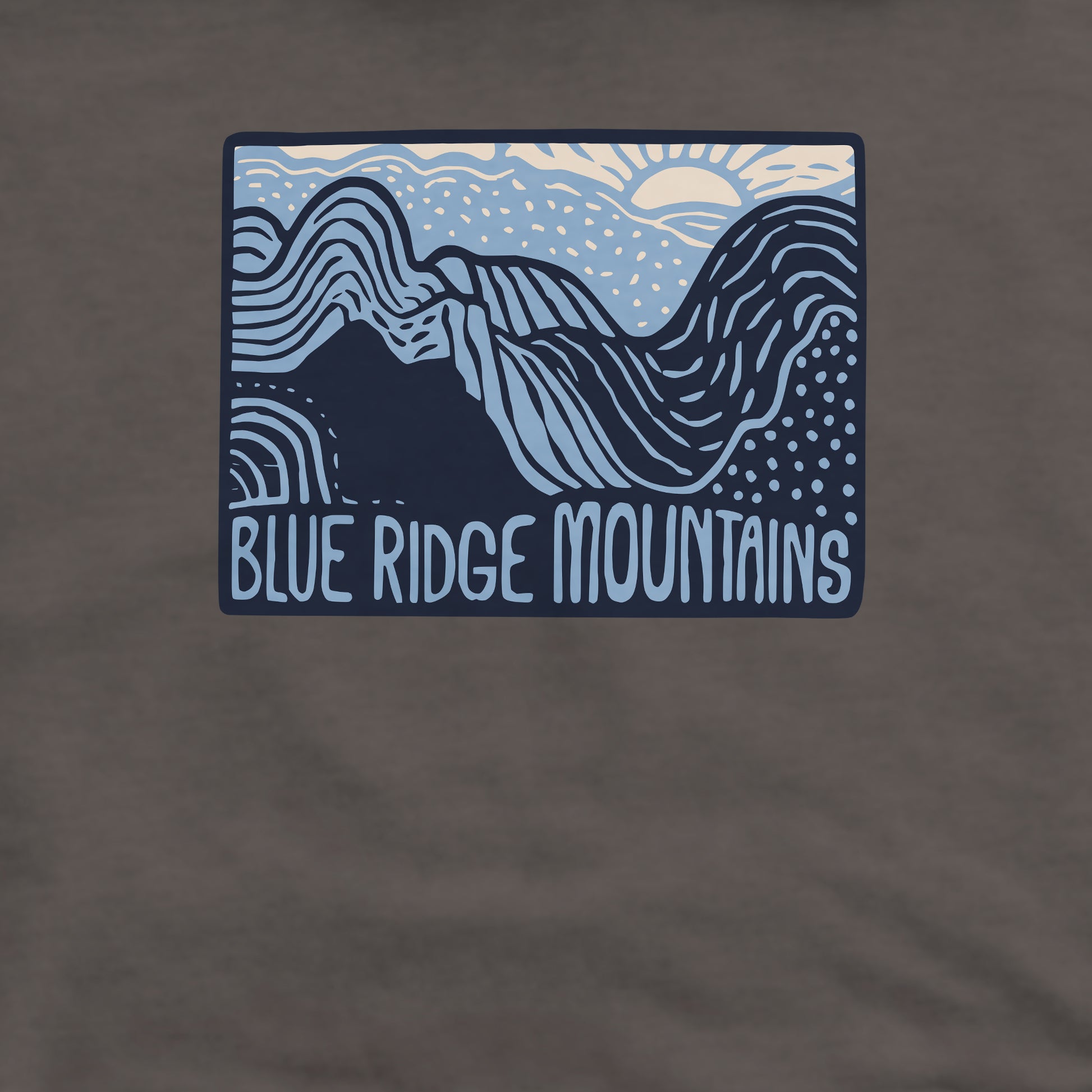 Blue Ridge Mountains Crewneck Sweatshirt Adventure and Outdoors Themed Sweatshirt