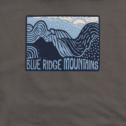 Blue Ridge Mountains Crewneck Sweatshirt Adventure and Outdoors Themed Sweatshirt